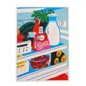 Fridge A4 Art Print
