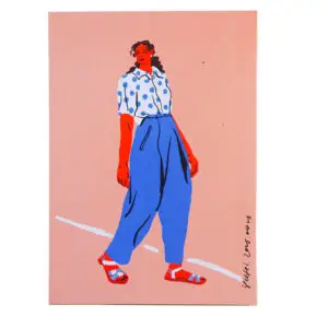 Woman A4 Art Print