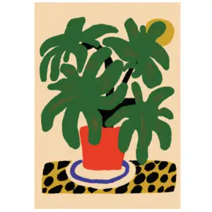 Green plant A4 Art Print
